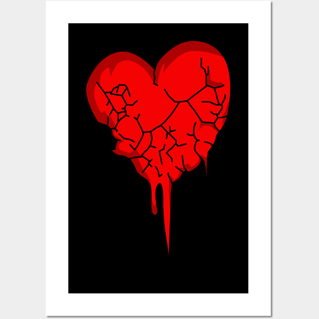 Broken Heart Wall Art by BloodLine